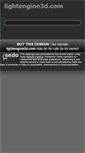 Mobile Screenshot of lightengine3d.com